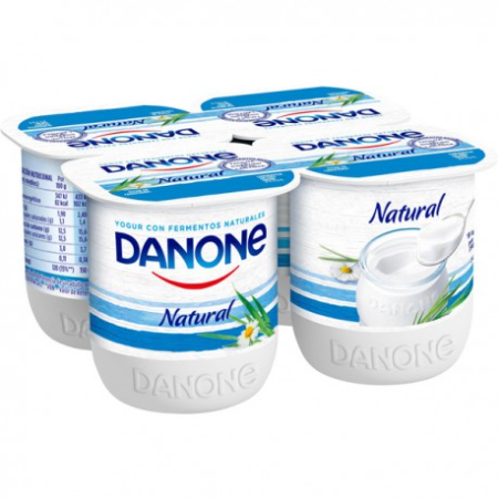 Danone Natural Yogurt 125g x 4 