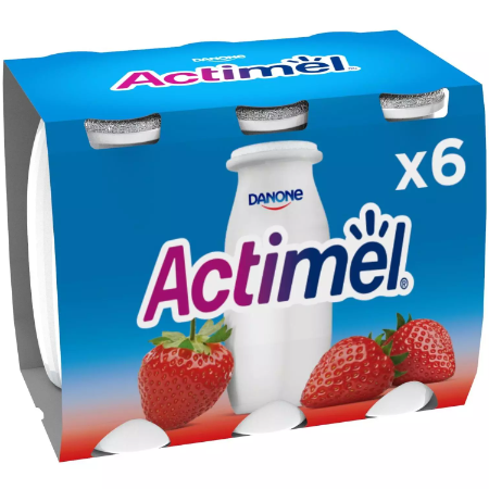 Danone Actimel Strawberry 100g x 6