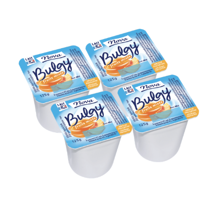 Nova Bulgy Mixed Fruit Yogurt 125g x 4