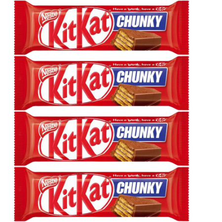 Kit Kat Chunky Milk Chocolate 160g x 4