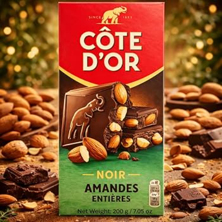Côte d'Or Milk Chocolate with Whole Almonds 180g
