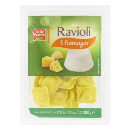Belle France Fresh 3 Cheese Ravioli 300g