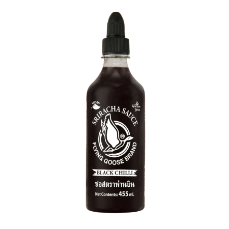 Flying Goose Hot Black Chilli  Sauce 455ml
