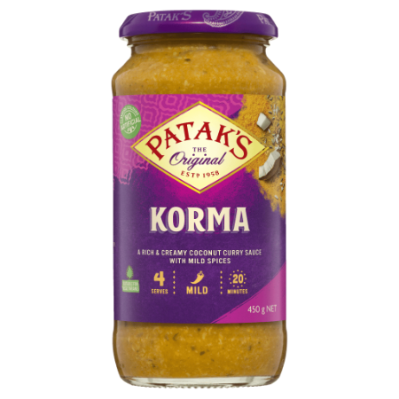 Patak's Korma Sauce 450g