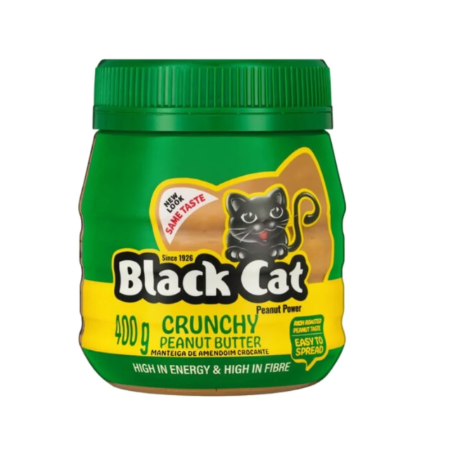 Peanut Butter Crunchy - Black Cat (400g)