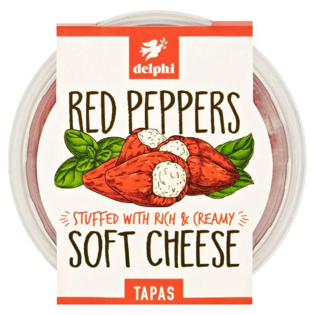 Delphi Red Peppers Stuffed & Feta Cheese 135g