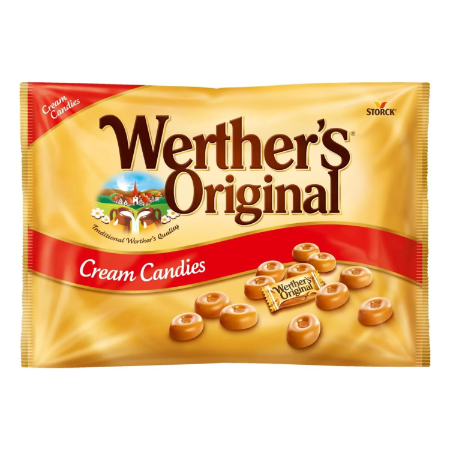 Werther's Original Creamy Caramel Candies Pouch 175g