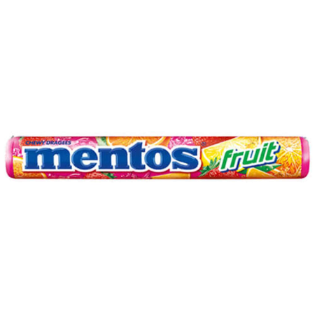 Mentos Fruit Roll  38g x 4