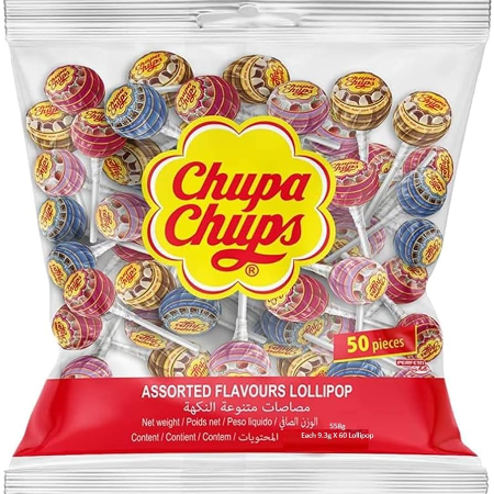 Chupa Chups Assorted Lollipops 180g  30 pcs