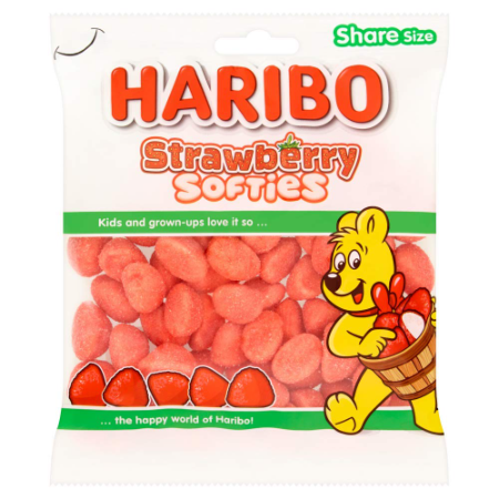 Haribo Strawberry Softies 140g