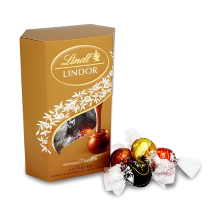 Lindt LINDOR Assorted Cornet 87g