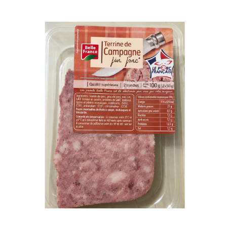 Belle France Pâté de Campagne 50g x 2