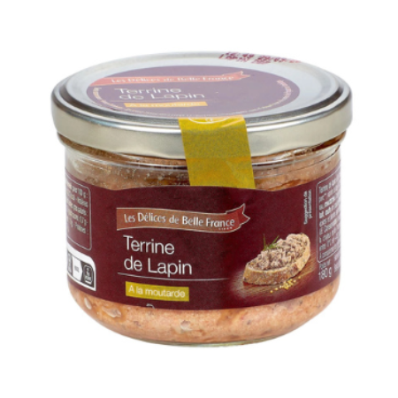 Le Délice de Belle France Rabbit Pâté with Nuts 180g