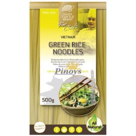 Golden Turtle Rice Noodles Green 3mm 500g