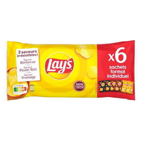 Lay's Variety Pack 27.5g x 6