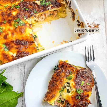 Marées Lasagne Salmon & Spinach 900g