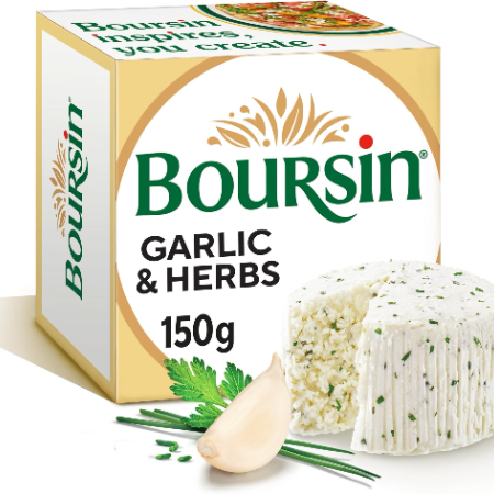 Boursin Garlic & Fine Herbs Cheese 150g