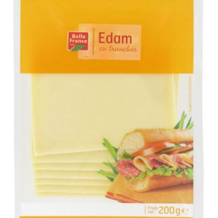 Belle France Edam Slices 200g 