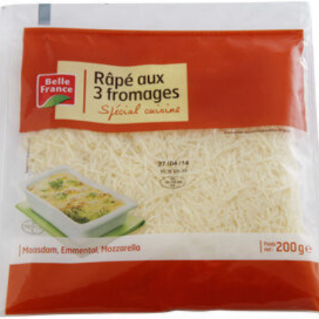 Belle France 3-Cheese Grated 200g 
