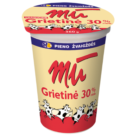 Mu Sour Cream 30% Fat 200g