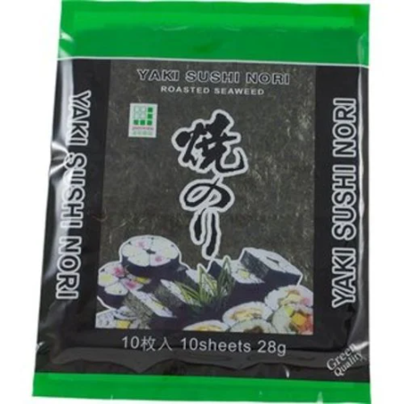 Green Yaki Nori Sheet 10X2.5g