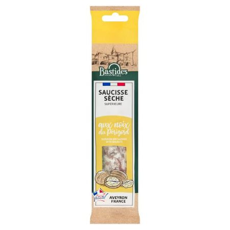 Bastides Saucisse Sèche with Périgord Walnuts 250g