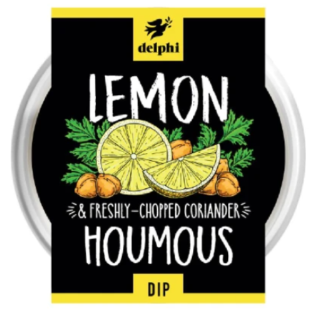 Delphi Lemon & Coriander Hummus 170g