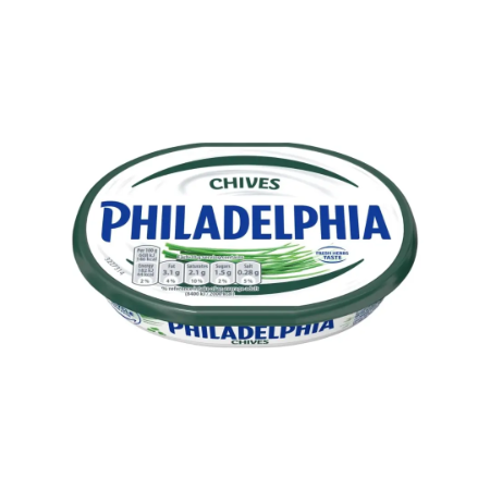 Philadelphia Chive & Onion Cream Cheese 165g