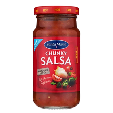 Santa Maria Chunky Wrap Salsa Hot 230g