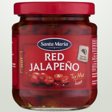 Santa Maria Red Jalapeno Hot 215g