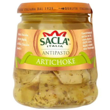Sacla Seasoned Artichokes Hearts 285g