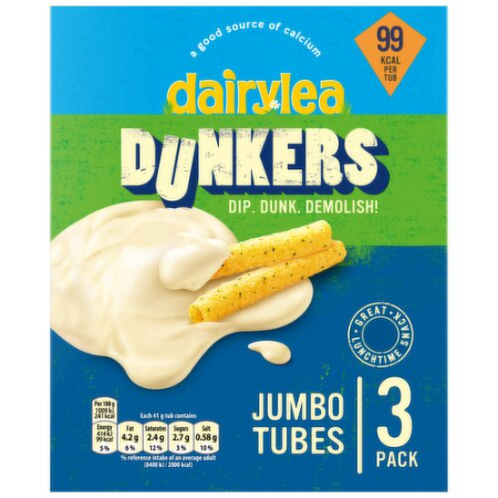 Dairylea Dunkers Jumbo Tubes 3 Pack