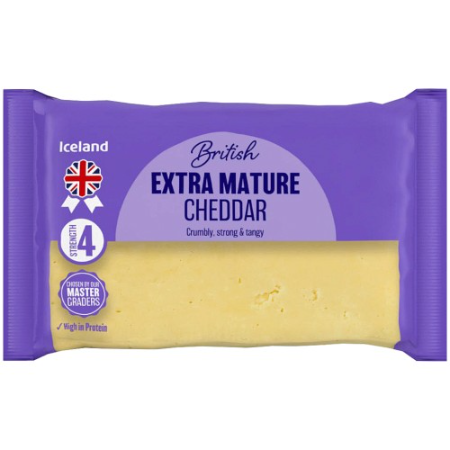 Iceland Extra Mature Cheddar 250g