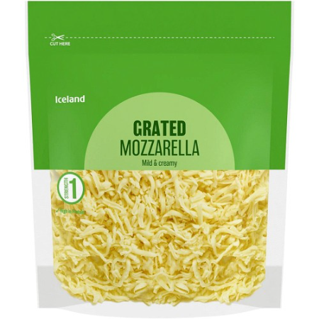 Iceland Grated Mozzarella 250g