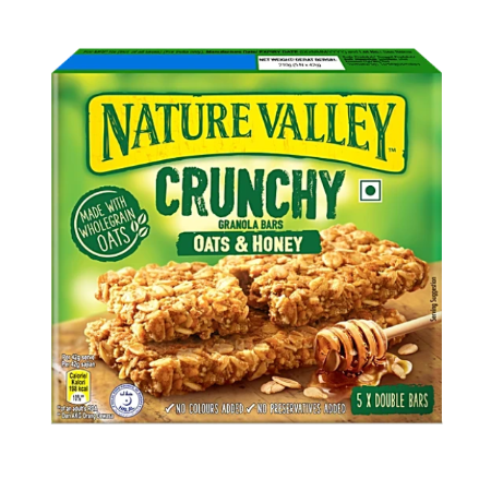 Nature Valley Crunchy Oats & Honey Granola Bars 5 x 42g