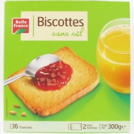 Belle France Salt-Free Biscottes 300g 