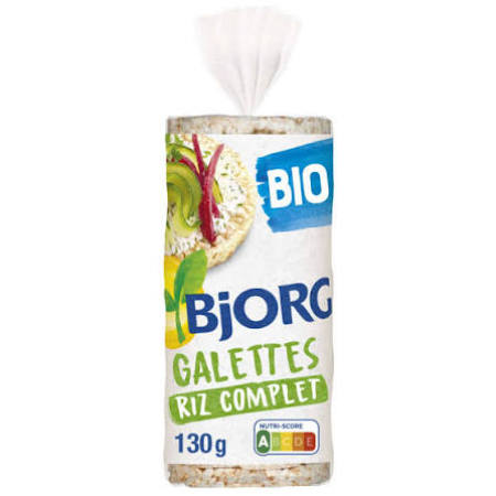 Bjorg Organic Wholegrain Rice Cakes 130g 
