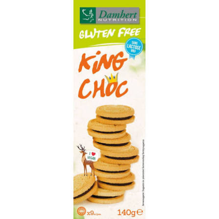 Damhert Gluten Free King Chocobiscuit 140g