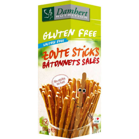 Damhert Gluten Free Salty Sticks 95g