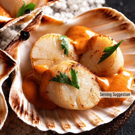 Scallops With Roe -8-14Pc 800g