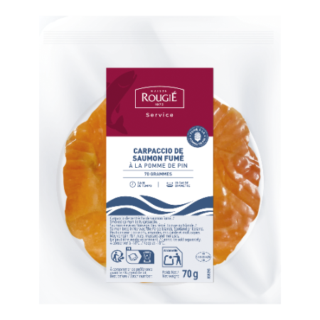 Rougié Smoked Salmon Carpaccio 70g