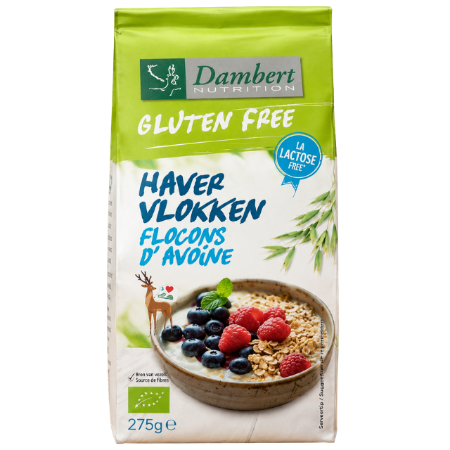 Damhert Organic Gluten Free Oat Flakes 275g