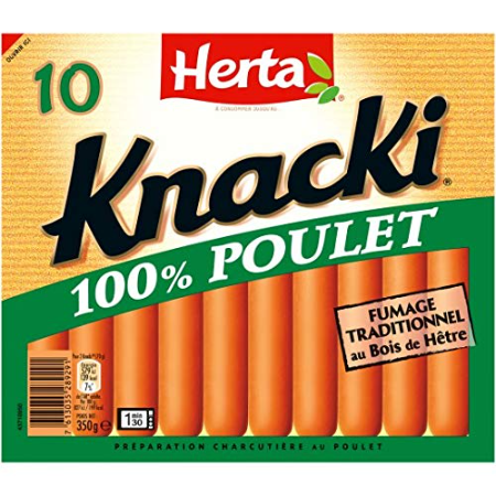 HERTA® Knacki Chicken Sausages 10pc 350g