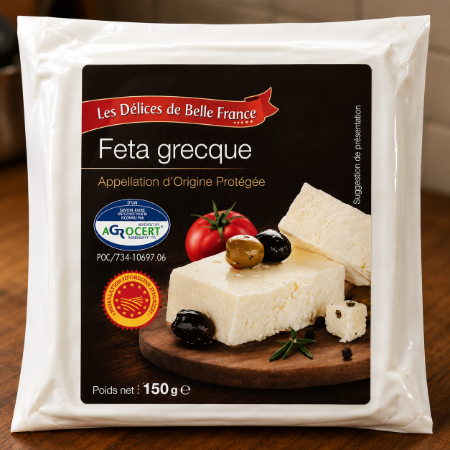 Belle France Greek Feta Fresh Milk 150g