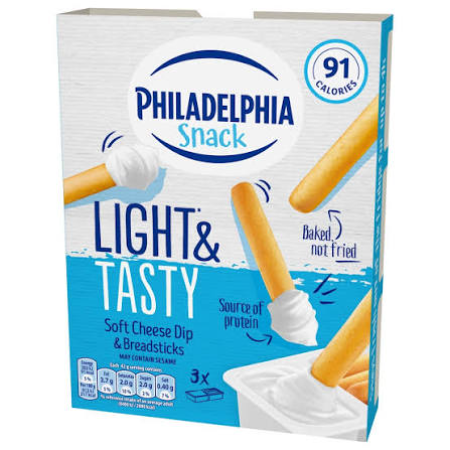Philadelphia Cheese Dip 3 Pack 126g