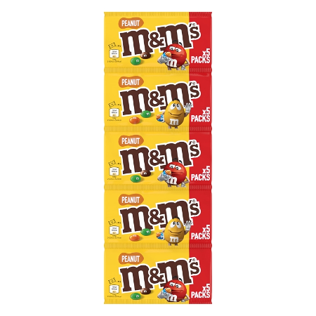 M&M'S® Peanut Chocolate 45g x 5