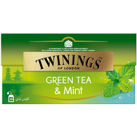 Twinings Green Tea & Mint 25 Bags