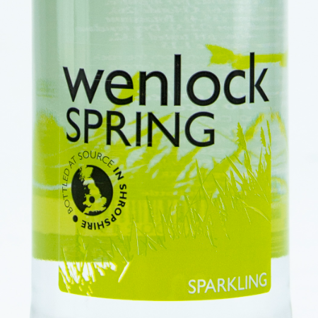 24 x Wenlock Spring 330ml Sparkling GLASS 