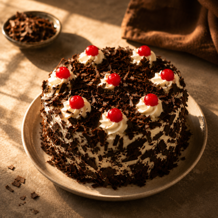 Black Forest Cake ( Serves 10-12)