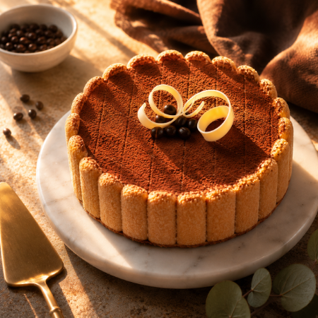 Tiramisu Cake ( Serves 10-12)